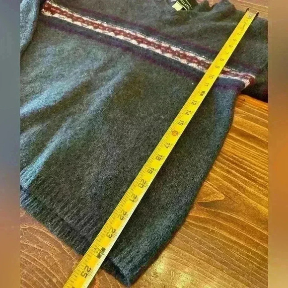 Vintage Landscape Women’s S Fair Isle Design Wool‎ Blend Sweater Made in the USA - Picture 4 of 7